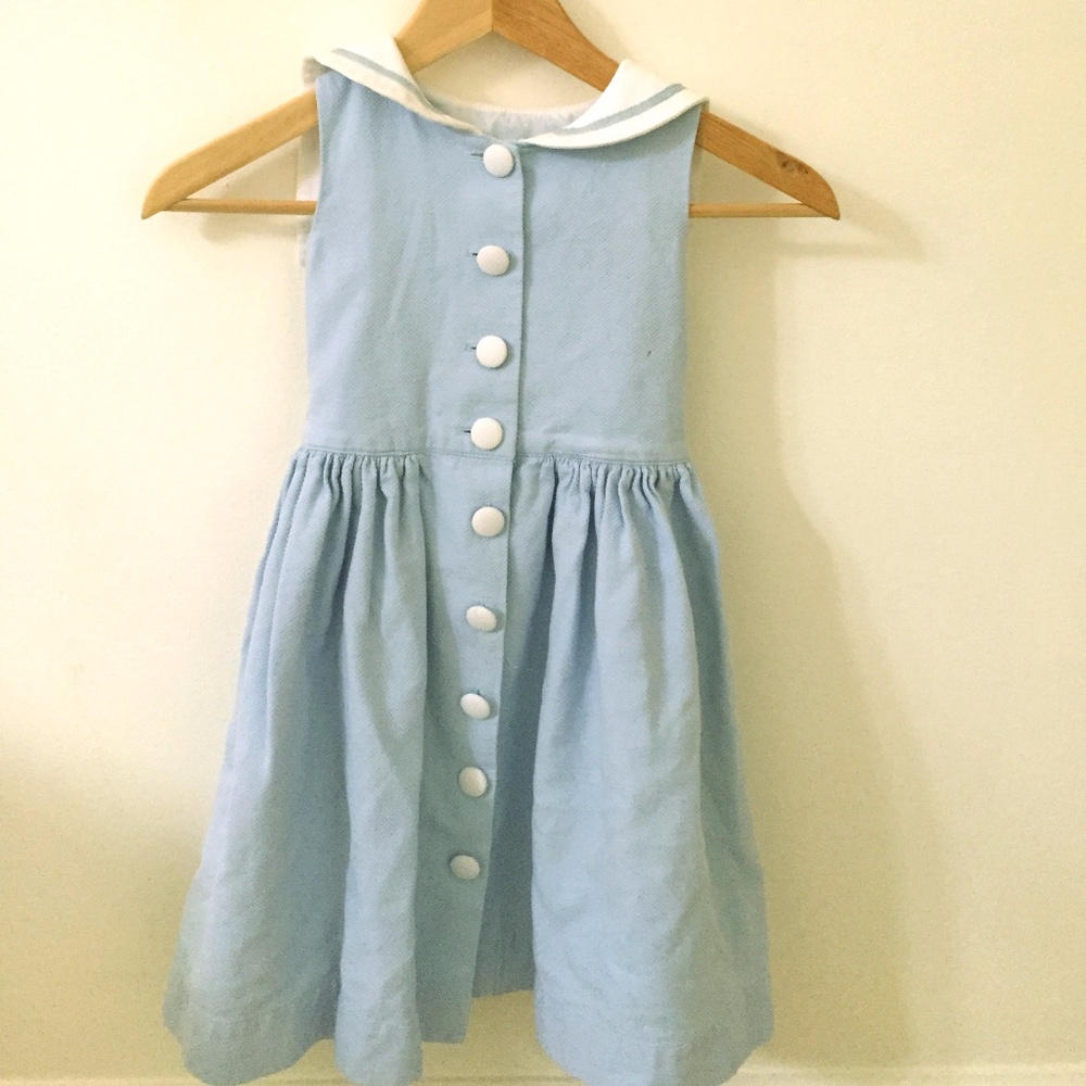 Katie & Company Linen Sailor Dress (4T)